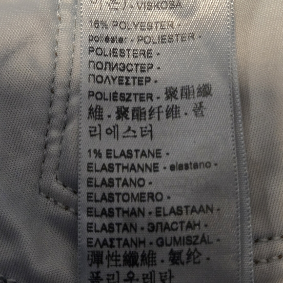 Levi's 311 Shaping Skinny Capri Jeans Plus Size 18W Light Wash Denim Zip 5Pocket - Picture 11 of 15